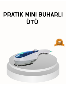 Mini Buharlı Seyahat Ütüsü – Hızlı Isınan, Koku Giderici, Her Kumaşa Uygun Taşınabilir Ütü