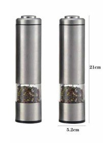Işıklı Otomatik Tuz ve Karabiber Öğütücü Baharat Öğütücü