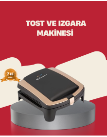 Tost Makinesi Yapışmaz Plaka 1500 Watt Güçlü Performans