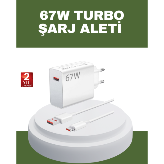 67 Watt Type C Hızlı Şarj Cihazı OnePlus 7 8 9 10 Uyumlu 67 Watt Type C Hızlı Şarj Cihazı OnePlus 7 8 9 10 Uyumlu