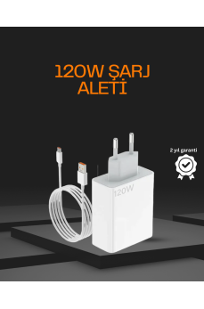 120 Watt Type C Şarj Başlığı Poco X3 X4 X5 Pro Uyumlu