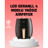 2400W Güçlü Airfryer 6L Yağsız Sağlıklı Pişirici LCD Dokunmatik