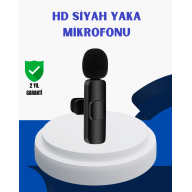 iPhone İçin Çift Mikrofonlu Telsiz Yaka Mikrofonu 360 Derece HD Ses