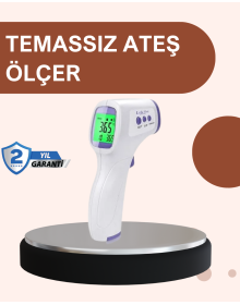 Temassız Dijital Ateş Ölçer Büyük Ekranlı Hızlı Okuma