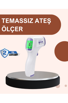 Temassız Dijital Ateş Ölçer Büyük Ekranlı Hızlı Okuma