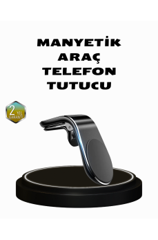 360° Dönebilen Manyetik Araç Telefon Tutucu Sarsıntısız ve Şık Tasarımlı