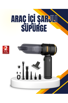 15000 PA Emiş Gücü ve Hava Üfleme Özellikli Şarjlı Süpürge