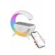 Bluetooth Hoparlör G Şekli Atmosfer Akıllı Rgb Lamba Wireless Kablosuz Şarj Bluetooth Hoparlör G Şekli Atmosfer Akıllı Rgb Lamba Wireless Kablosuz Şarj