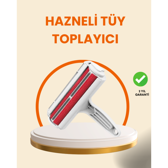 Elektriksiz Hazneli Tüy Temizleyici – Kedi Köpek Tüy Toplama Rulosu Elektriksiz Hazneli Tüy Temizleyici – Kedi Köpek Tüy Toplama Rulosu