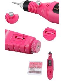 Elektrikli Profesyonel Manikür Pedikür Seti Değiştirilebilir Başlık Seçeneği