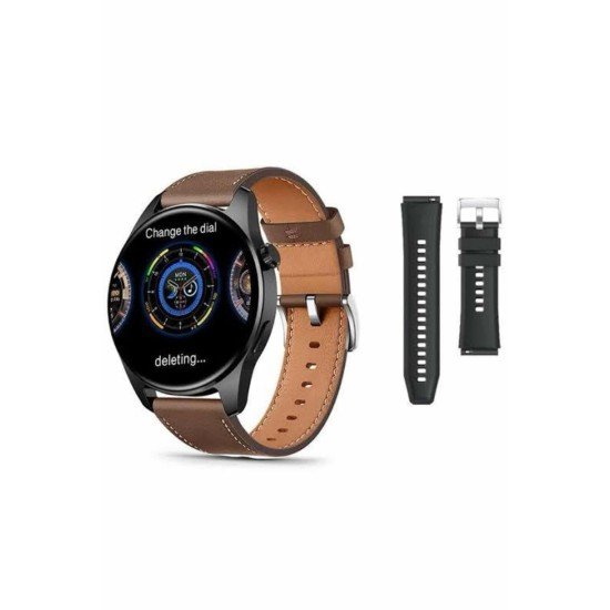 Akıllı Saat 1.5 Inç Amoled Ekran Çift Kordonlu GPS NFC Uyumlu Akıllı Saat 1.5 Inç Amoled Ekran Çift Kordonlu GPS NFC Uyumlu