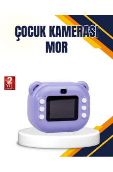 18 Efektli Şipşak Kamera – Oyunlu, Müzik Çalarlı ve Anında Baskı Özellikli