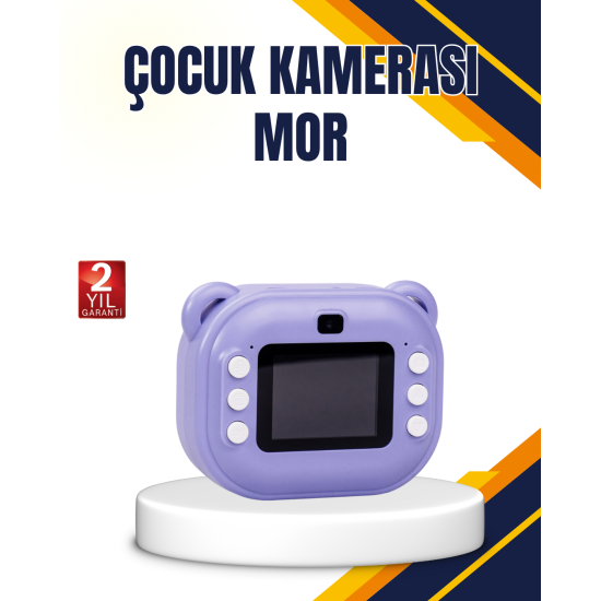 18 Efektli Şipşak Kamera – Oyunlu, Müzik Çalarlı ve Anında Baskı Özellikli