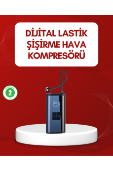 12V Uyumlu Çok İşlevli Akıllı Araç Lastik Pompası