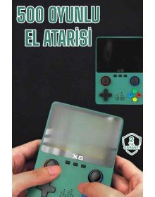 3.5 İnç Ekran 1000 Oyunlu Oyun Konsolu El Atarisi Miüzik Dinleme ve Kitap Okuma