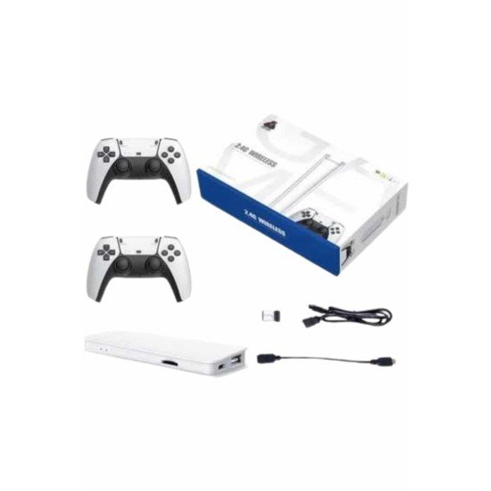 2.4 GHZ Oyun Konsolu Çift Konsol 4K Ultra Hd Game Stick