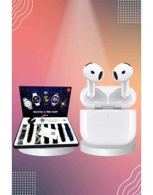 3.Nesil TWS Bluetooth Kulaklık Bluetooth Bağlantılı Akıllı Saat Amoled Ekran Plastik Hasır Kordon