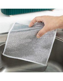 3 Adet Çok Fonksiyonlu Çizmeyen Tel Bulaşık Bezi Bulaşık Havlusu Bulaşık Temizlik Ovma Bezi