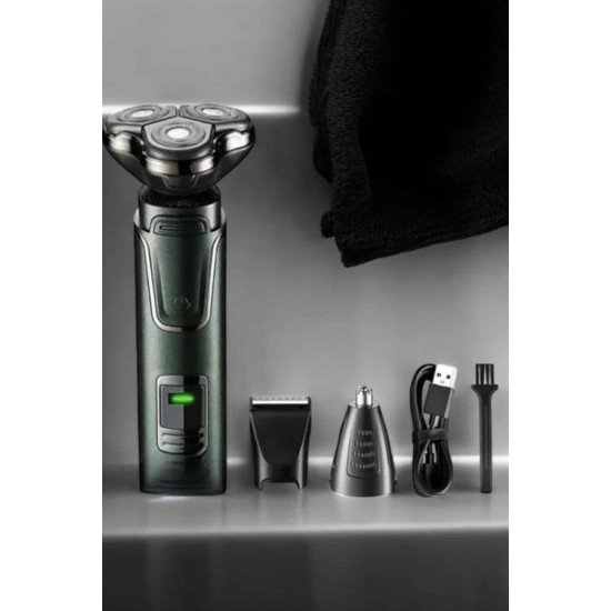 3 Başlıklı Profesyonel Saç ve Sakal Bakım Seti Vücut, Burun ve Kulak Tüy Alma 3 Başlıklı Profesyonel Saç ve Sakal Bakım Seti Vücut, Burun ve Kulak Tüy Alma