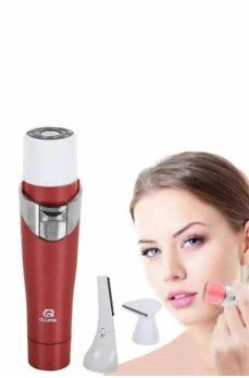 3 Başlıklı Yüz Kaş Epilasyon Aleti Değiştirilebilir Başlık Hassas Ciltlere Uygun