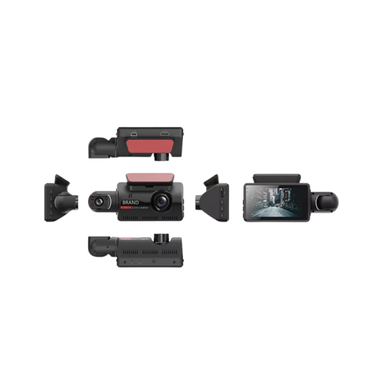 Çift Görüşlü Dashcam – Gece Görüşlü 1080P Araç İçi Güvenlik Kamerası