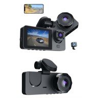 3 Kameralı 2 İnç 1080P Araç İçi Kamera Sürüş Kamerası CarPlay