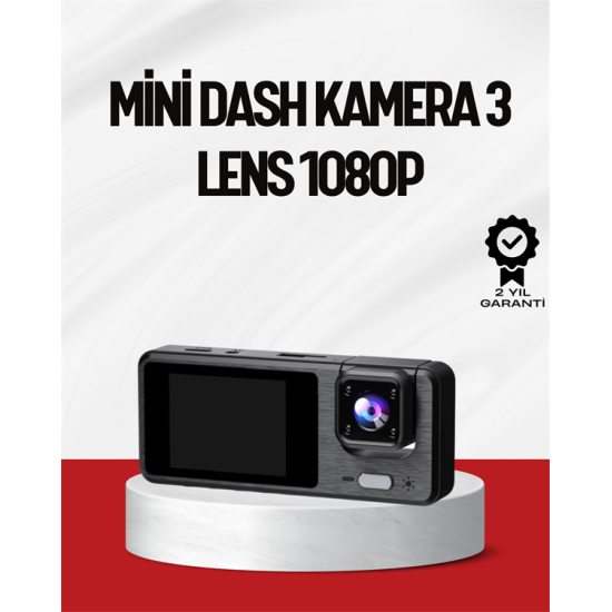 3 Kameralı DVR Araç Kamerası – Tam Güvenlik, Tam Kapsama