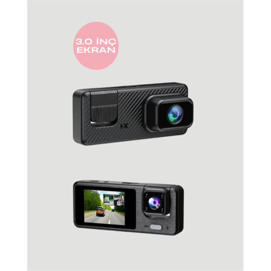 3 Kameralı DVR Araç Kamerası – Tam Güvenlik, Tam Kapsama