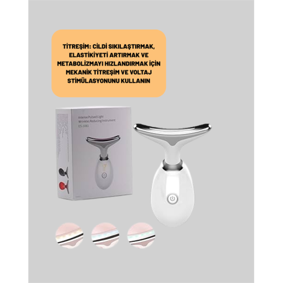 Kompakt ve Taşınabilir Cilt Bakım Cihazı – 3 Fonksiyonlu, USB Şarjlı, LED Işıklı Güzellik Aleti Kompakt ve Taşınabilir Cilt Bakım Cihazı – 3 Fonksiyonlu, USB Şarjlı, LED Işıklı Güzellik Aleti