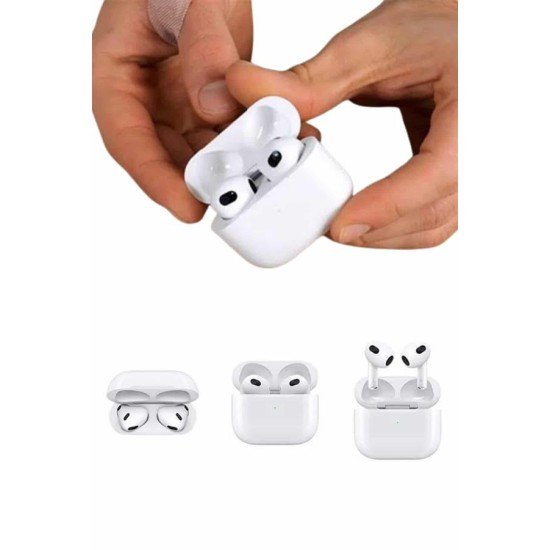 3.Nesil İOS Android Uyumlu Bluetooth 5.0 Beyaz Çağrı Cevaplama