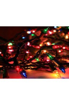 30 Ledli Pirinç Renkli Yılbaşı Ağacı Işığı