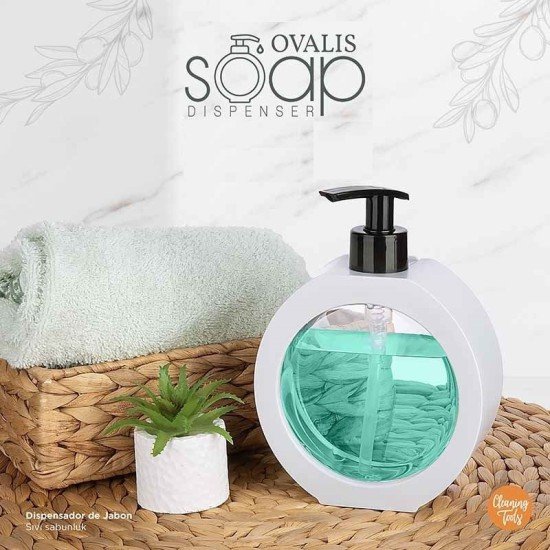 350 ML Tezgah Üstü Oval Banyo Mutfak Sıvı Sabunluk Banyo Mutfak Bulaşık Lavabo Deterjanlık 350 ML Tezgah Üstü Oval Banyo Mutfak Sıvı Sabunluk Banyo Mutfak Bulaşık Lavabo Deterjanlık