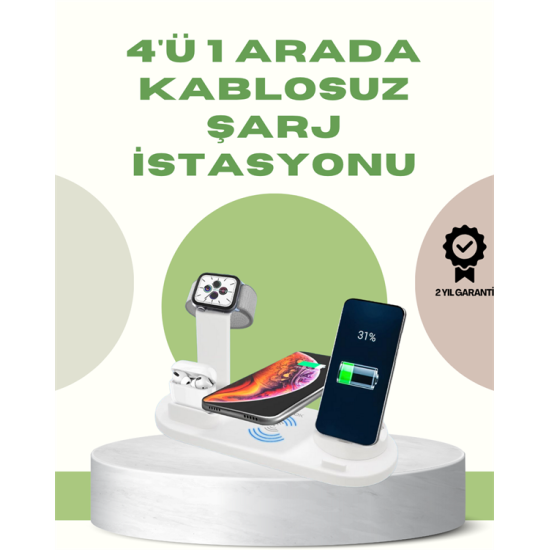 360° Döner Bağlantı Noktalı Kaymaz Taban – Akıllı Şarj Teknolojisiyle Donatılmış Geniş Uyumluluk