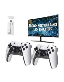 3D 4K HD 2.4G Game Stick 4K Ultra Hd Oyun Konsolu Çift Kollu