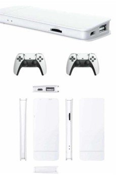 3D Çift Oyun Kollu 4K HD Ekran Nostaljik 20.000 Oyunlu Beyaz Game Box 3D Çift Oyun Kollu 4K HD Ekran Nostaljik 20.000 Oyunlu Beyaz Game Box