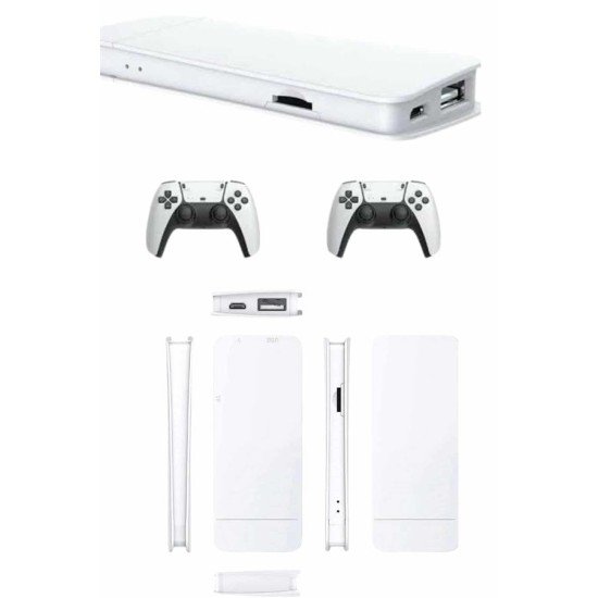 3D Çift Oyun Kollu 4K HD Ekran Nostaljik 20.000 Oyunlu Beyaz Game Box 3D Çift Oyun Kollu 4K HD Ekran Nostaljik 20.000 Oyunlu Beyaz Game Box