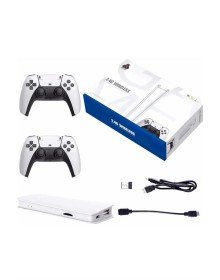 3D Çift Oyun Kollu 4K HD Ekran Nostaljik 20.000 Oyunlu Beyaz Game Box