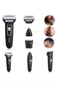 3'lü Set Saç Sakal Kesme Traş Makinesi Burun Kılı Alma Tıraş Makinesi