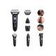 3'lü Set Saç Sakal Kesme Traş Makinesi Burun Kılı Alma Tıraş Makinesi