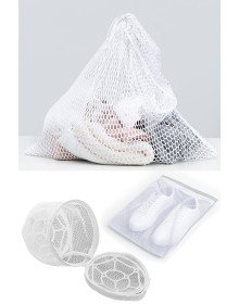 3lü Yıkama File Seti - Ayakkabı Filesi-Plastik Aparatlı Sütyen Yıkama- Çamaşır Yıkama Filesi