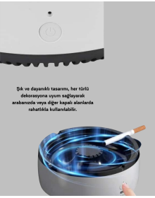 LED Işıklı 20.000mAh Powerbank LCD Gösterge Dahili Çoklu Kablo