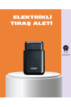 45 Dakika Çalışma Süreli Şarjlı Tıraş Makinesi | ABS Gövdeli