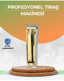 Berber Tipi Saç Sakal Kesme Makinesi USB Şarjlı Sessiz Motorlu