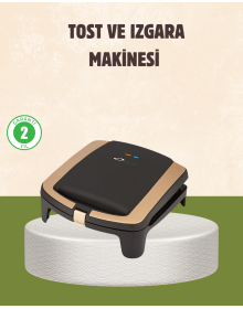 Tost Makinesi Isı Kontrollü 4 Dilim Kapasiteli