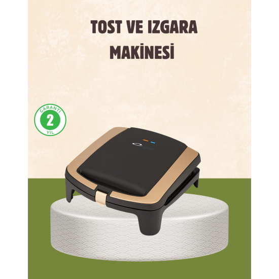 Tost Makinesi Isı Kontrollü 4 Dilim Kapasiteli Tost Makinesi Isı Kontrollü 4 Dilim Kapasiteli