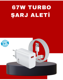 67 Watt Yüksek Güç Şarj Adaptörü  Mi 10 Mi 11 Mi 12 Uyumlu