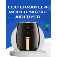 6L Yağsız Fritöz 2400W Dokunmatik Ekran Otomatik Kapanma Airfryer 6L Yağsız Fritöz 2400W Dokunmatik Ekran Otomatik Kapanma Airfryer
