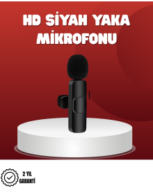 2’li Kablosuz Yaka Mikrofonu iPhone İçin Profesyonel Video Ses