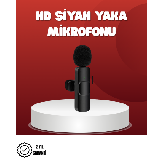 2’li Kablosuz Yaka Mikrofonu iPhone İçin Profesyonel Video Ses 2’li Kablosuz Yaka Mikrofonu iPhone İçin Profesyonel Video Ses