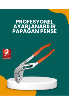 Çelik Alaşımlı Ayarlı Papağan Pense Yalıtımlı Sap